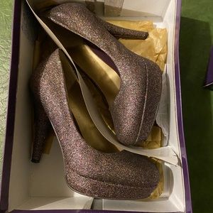 Steve Madden glitter heels